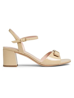 Bowdie Mid Patent Leather Pumps