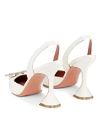 Begum 95MM Satin Slingback Pumps