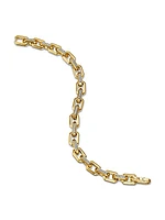 Heirloom Chain Link Bracelet in 18K Yellow Gold