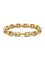 Heirloom Chain Link Bracelet in 18K Yellow Gold