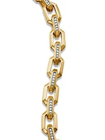 Heirloom Chain Link Bracelet in 18K Yellow Gold