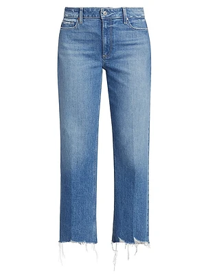Leenah Straight-Leg Cropped Jeans