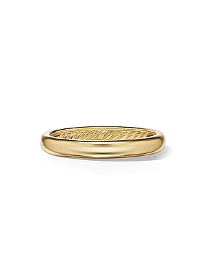 DY Classic Band Ring 18K Yellow Gold