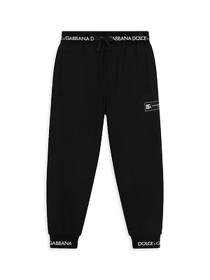 Little Kid's & Logo Joggers