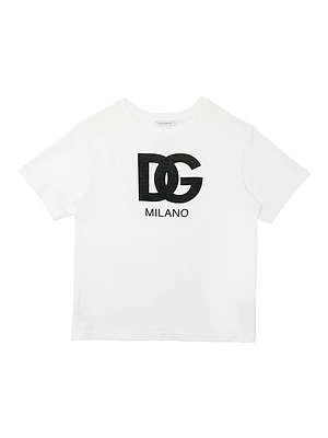 Little Boy's & Logo Crewneck T-Shirt