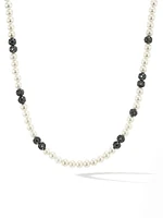Spiritual Beads Necklace in Sterling Silver