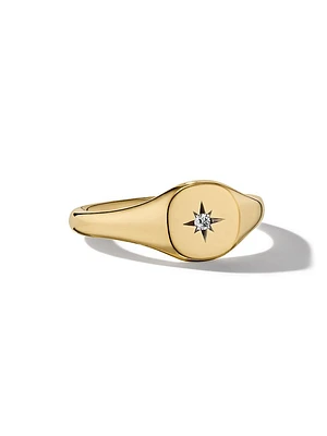 Cable Collectibles Starset Pinky Ring 18K Yellow Gold