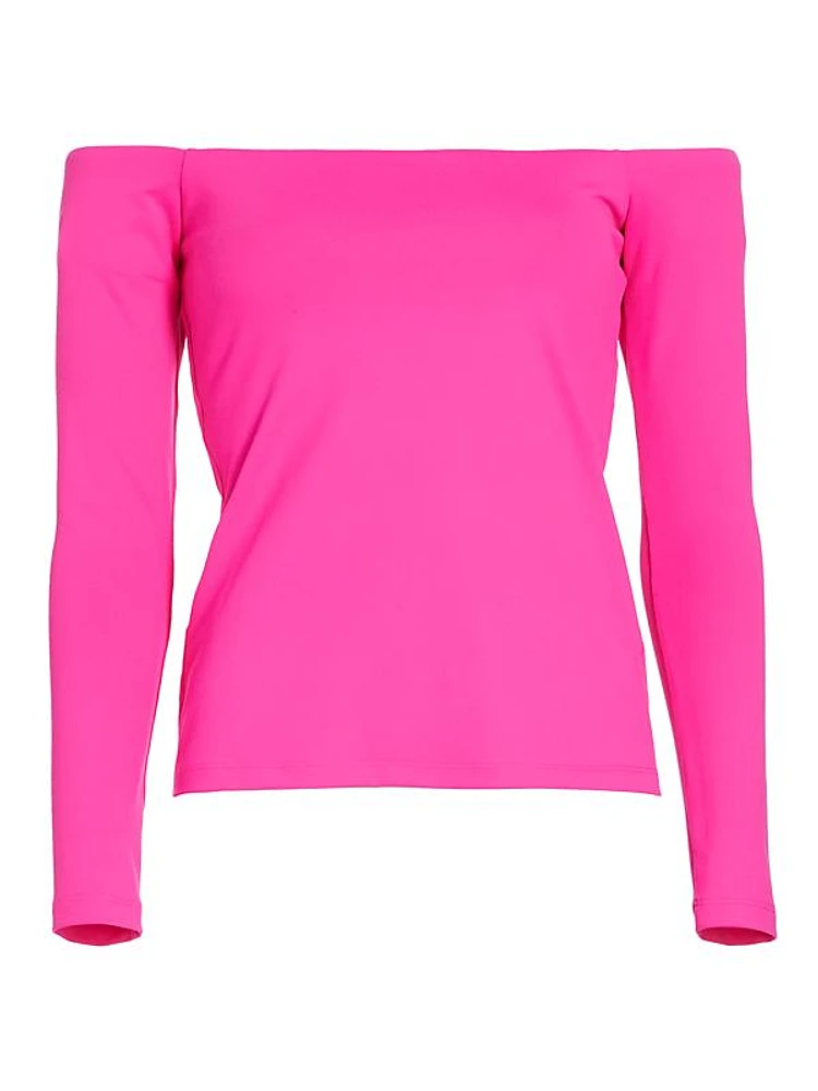 Jersey Off-the-Shoulder Top