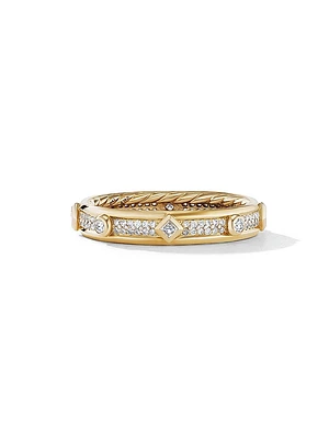 Modern Renaissance Band Ring 18K Yellow Gold