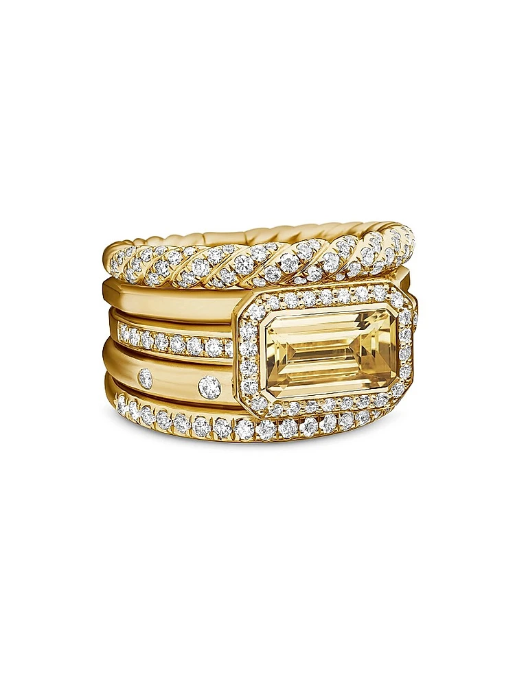 Stax Statement Ring 18K Yellow Gold
