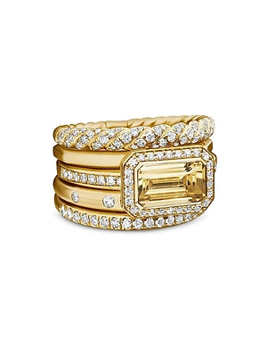 Stax Statement Ring 18K Yellow Gold