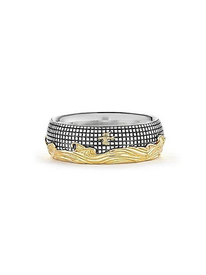 Waves Band Ring Sterling Silver