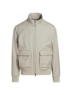 Herno X Loro Piana Storm System Bomber Jacket