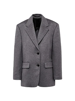 Single-Breasted Cashmere Jacket