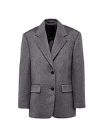 Single-Breasted Cashmere Jacket