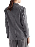 Single-Breasted Cashmere Jacket