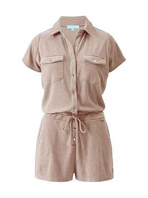 Cheryl Terry Short-Sleeve Romper