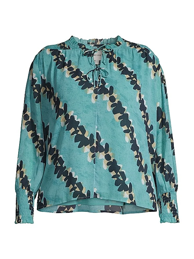 Rolling Reef Smocked Blouse