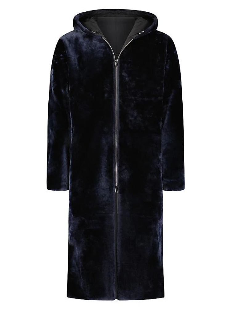 Shearling Lamb Reversible Parkas