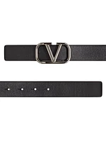 VLogo Signature Calfskin Belt MM
