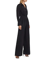 Romina Matte Satin Jumpsuit