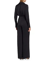 Romina Matte Satin Jumpsuit