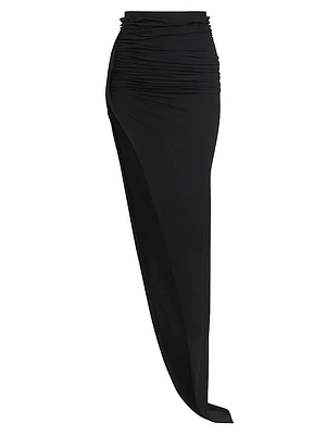 Edfu Asymmetric Maxi Skirt