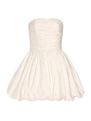 Ruched Drop-Waist Minidress