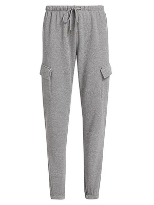 Drawstring Cargo Sweatpants