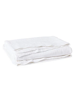 Cascade Organic Matelasse Blanket