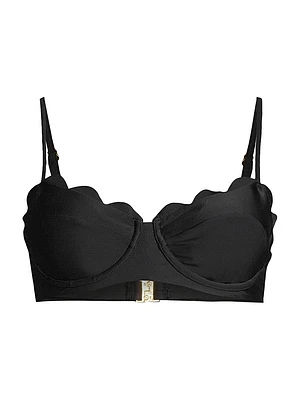 Leyla Scalloped Underwire Bikini Top
