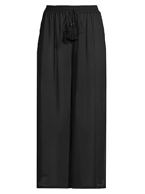 Shelby Tassel Cover-Up Pants