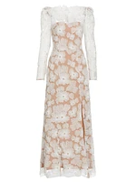 The New Bride Darcy Embellished Mesh Gown