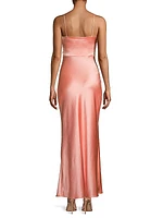 Nadia Satin Maxi Dress
