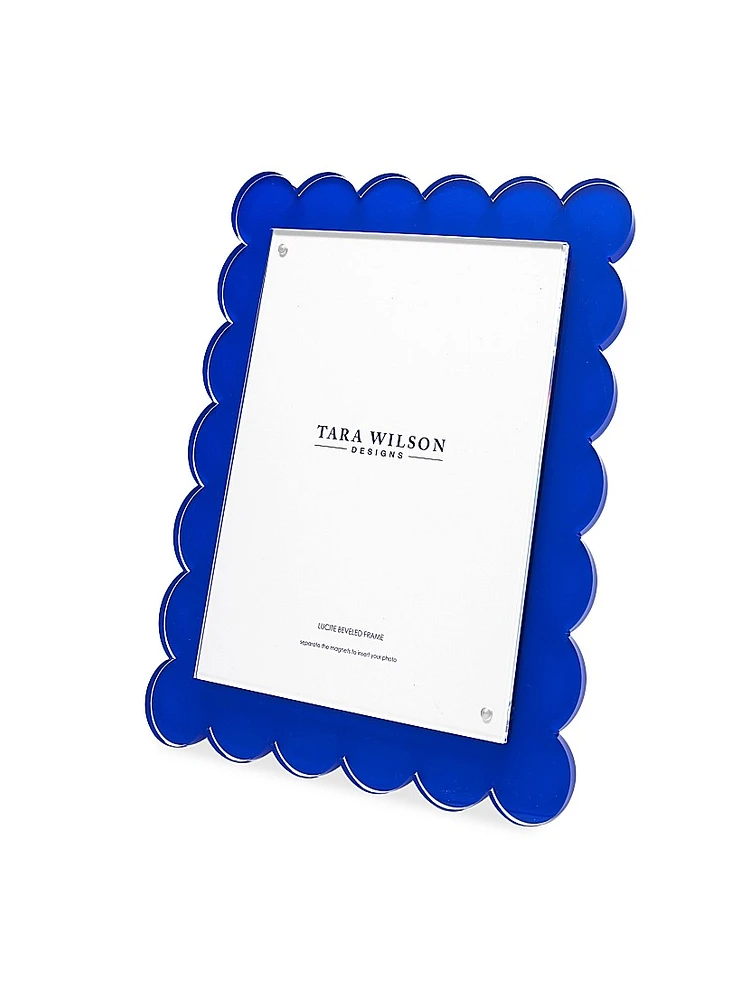 Scalloped Acrylic Frame