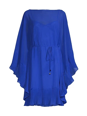 Sammy Ruffled Chiffon Cover-Up Dress