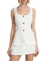 Kya Sleeveless Vest Minidress