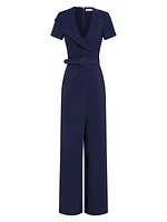 Ezra Belted Walk-Thru Jumpsuit