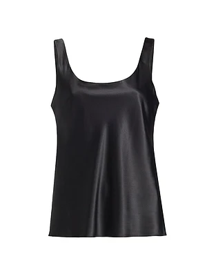 Glamour Stretch Satin Tank