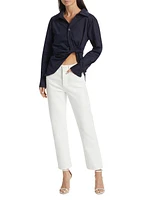 Hardin Gathered Cotton Shirt