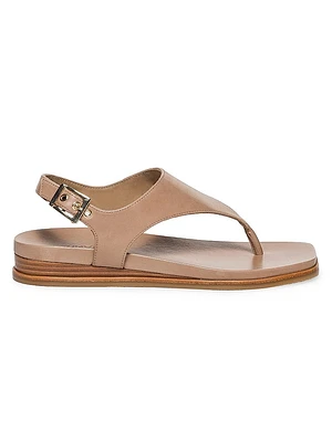 Concord Leather Wedge Sandals