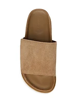 Del Rey Suede Slide Sandals