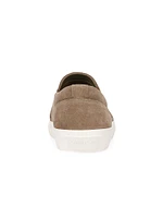 Fletcher Perforated Suede Slip-On Sneakers