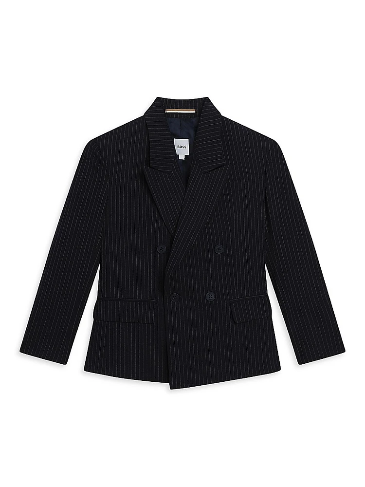 Little Boy's & Striped Suit Jacket
