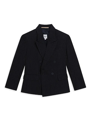 Little Boy's & Striped Suit Jacket
