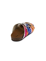 Girl's Two-Buckle Slide Sandals