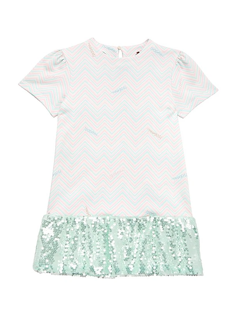 Little Girl's & Girl's Short Sleeve Dress