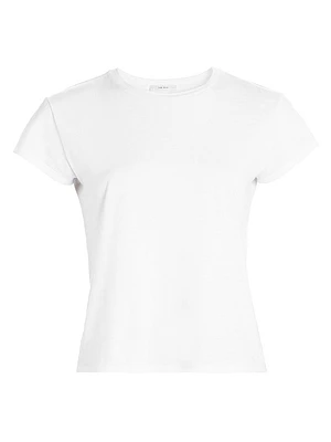 Tori Short-Sleeve Cotton Top