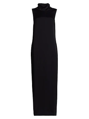 Scarf Neck Maxi Dress