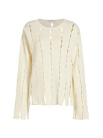 Slash Panel Sweater